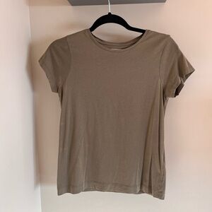Madewell Short Sleeve Army Green Tee